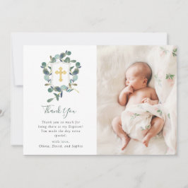 Eucalyptus crest | Waterverf en Fotodoop Bedankkaart
