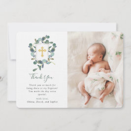 Eucalyptus crest | Waterverf en Fotodoop Bedankkaart