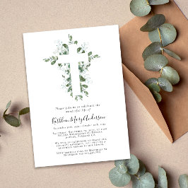 Eucalyptus Cross Celebration of Life Memorial Kaart