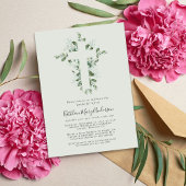 Eucalyptus Cross Celebration of Life Memorial Kaart