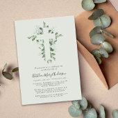 Eucalyptus Cross Celebration of Life Memorial Kaart