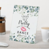 Eucalyptus dames  dans BADKAMER bruiloft Reclamebord Met Voetstuk (Insitu)