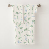 Eucalyptus & Dandelions Botanisch Patroon Bad Handdoek (Insitu)