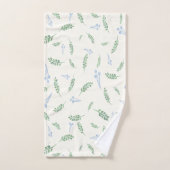 Eucalyptus & Dandelions Botanisch Patroon Bad Handdoek (Handdoek)