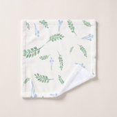 Eucalyptus & Dandelions Botanisch Patroon Bad Handdoek (Wasdoekje)