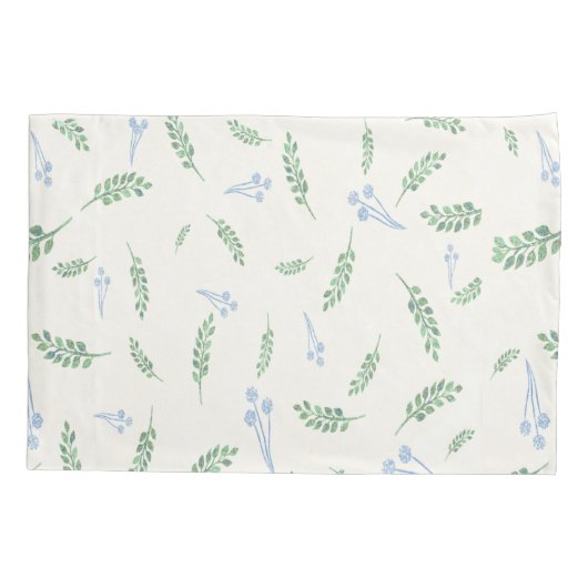 Eucalyptus & Dandelions Botanisch Patroon Kussensloop (Achterkant)