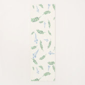 Eucalyptus & Dandelions Botanisch Patroon Yogamat (Voorkant)