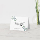 Eucalyptus Dankkaart van Nieuw Stel Bedankkaart (Voorkant)