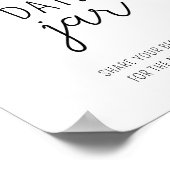 Eucalyptus date night ideeën. Date jar bruidsspel Poster (Hoek)