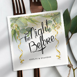 Eucalyptus De Nacht Voor De Rehearsal Servetten