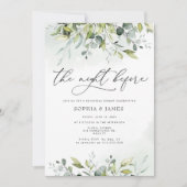 Eucalyptus de nacht voor het repetitieve diner kaart (Voorkant)