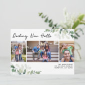 Eucalyptus Decking New Halls Change of Address Aankondiging (Staand voorkant)