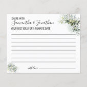 Eucalyptus Deel een Datum-ideaal-game-kaart Flyer (Voorkant)