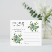 Eucalyptus Deel een Kaart van de Begeleidende Aanw (Staand voorkant)