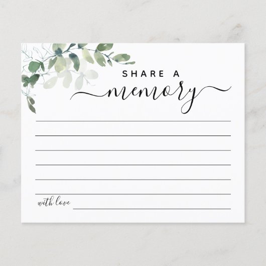 Eucalyptus Deel een Kaart van het Scheffencondolea (Voorkant)