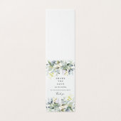 Eucalyptus deelt het teken van de liefdestafel kaart (Buitenkant ongevouwen)