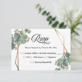 Eucalyptus diagonaal lijst RSVP (Staand voorkant)