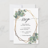 Eucalyptus diagonaal lijst RSVP (Voorkant)