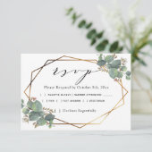 Eucalyptus diagonaal lijst RSVP (Staand voorkant)