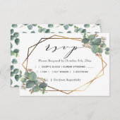 Eucalyptus diagonaal lijst RSVP (Voorkant / Achterkant)