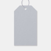 Eucalyptus doop Baby Boy Bedankt Gift Label Cadeaulabel (Achterkant)