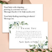 Eucalyptus-doop Bedankkaart