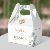 Eucalyptus Double Happiness Wedding Dank u Bedankdoosjes