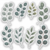 Eucalyptus Dreams Watercolor Sticker (Voorkant)