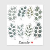 Eucalyptus Dreams Watercolor Sticker (Vel)
