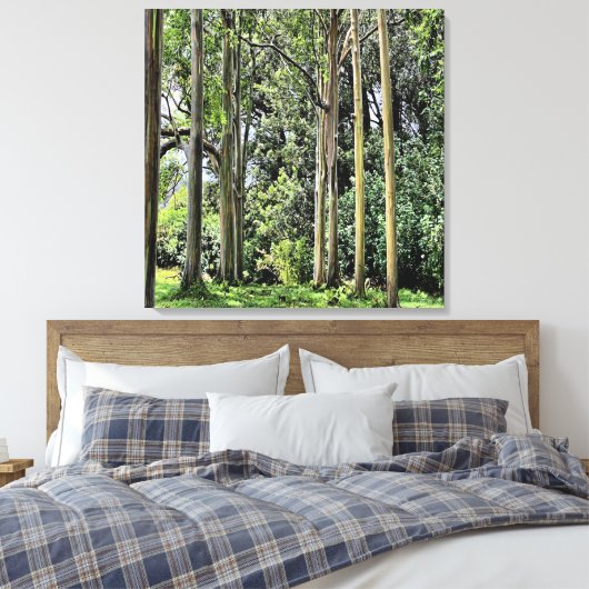 Eucalyptus Drievoudig Canvas (Insitu (Slaapkamer))