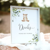 Eucalyptus Drinken met kleine beren helpen uzelf Poster