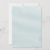 Eucalyptus Dusty Blue Wedding Photo Save the Date (Achterkant)