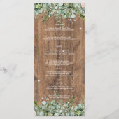 Eucalyptus Dusty Rose Menu | Greenery Floral (Achterkant)