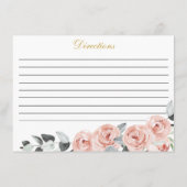 Eucalyptus Dusty Rozen Vrijgezellenfeest Recept Informatiekaartje (Achterkant)