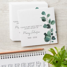 Eucalyptus | Eenvoudige herdenkingszaad