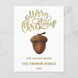 Eucalyptus eikels kerst Kaart