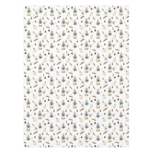 Eucalyptus eikels Kerstmis Tafelkleed (Voorkant)