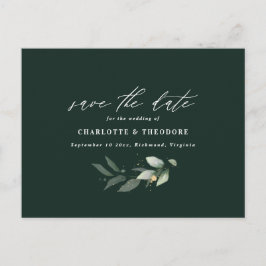 Eucalyptus elegant bruiloft botanisch behalve de d aankondigingskaart