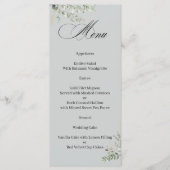 Eucalyptus Elegant Calligraphy Menu (Voorkant)