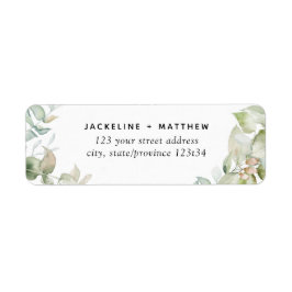 Eucalyptus Elegant Greenery, Adress Label
