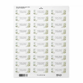 Eucalyptus Elegant Greenery, Adress Label (Full Sheet)