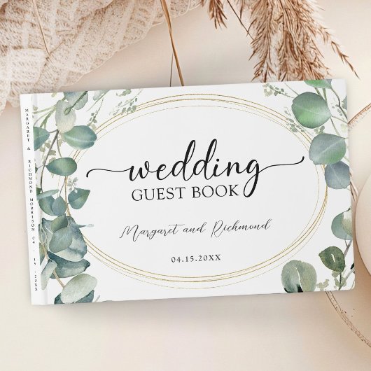 Eucalyptus Elegant Greenery bruiloft gastenboek