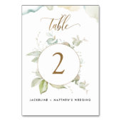 Eucalyptus Elegant Greenery Wedding Kaart (Voorkant)