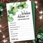 Eucalyptus Elegant Modern Bruiloft Wensen & Advies