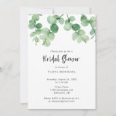 Eucalyptus Elegant Vrijgezellenfeest Kaart (Voorkant)