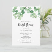 Eucalyptus Elegant Vrijgezellenfeest Kaart (Staand voorkant)