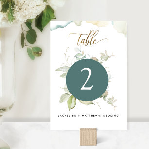 Eucalyptus Elegante Groene Huwelijksdecoratie, Gro Kaart