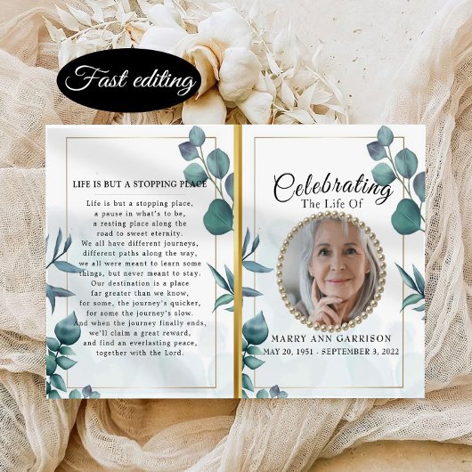 Eucalyptus Elégante Viering van het Leven Programm