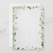 EUCALYPTUS EN BERRY | Geluk ooit na de repetitie Kaart (Achterkant)