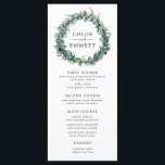 Eucalyptus en Berry krans Botanische bruiloft Menu<br><div class="desc">De namen van de bruidspaar worden geplaatst in een elegante en moderne eucalyptus en bessen botanische krans. Het huwelijksmenu volgde hieronder in een combinatie van klassieke rechtopstaande en cursieve lettertypen. Zeer gemakkelijk aan te passen. Verwijder alle cursussen die niet van toepassing zijn. Dit artikel maakt deel uit van het Eucalyptus...</div>